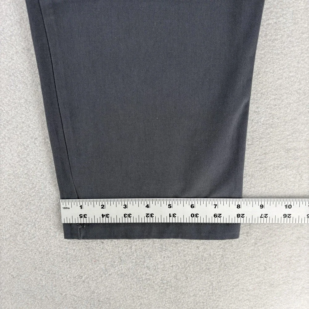 Banana Republic Chino Pants Mens 34x29 Gray Regular Fit Stretch Casual Preppy